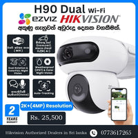 EZVIZ H90 Dual Lens Dual Rotations 2K Pan & Tilt 4mp Wi-Fi Camera