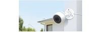 HortonBe EZVIZ H3c outdoor Wi-Fi smart home camera installed on exterior wall for security monitoring