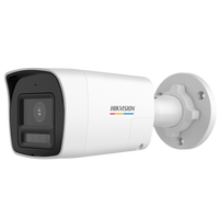 HortonBe 2MP Two-Way Audio Fixed Mini Bullet Camera DS-2CE10DF0T-LPTS showing compact outdoor security camera with audio capability