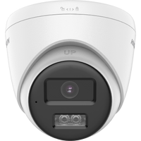 HortonBe 2MP Two Way Audio and Siren Fixed Turret Camera DS-2CE78D0T-LXTS showing black weatherproof housing and lens
