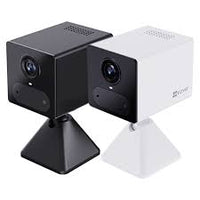 HortonBe CB2 4G 2K Type-C smart home battery camera mounted outdoors with a clear view of the lens and mounting bracket.